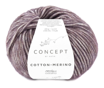 Katia  Cotton-Merino Aubergine 134, 50g