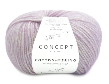 Katia Cotton-Merino Lavendel 144, 50g