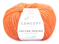 Katia  Cotton-Merino Karmin-Rød 145, 50g