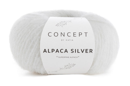 Katia  Alpaca-Silver Ecru-Silver 250, 25g