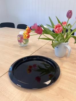 BC Brett Metall Blank Sort Ø35 (153-116412)