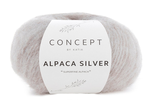 Katia  Alpaca-Silver Beige-Silver 251, 25g