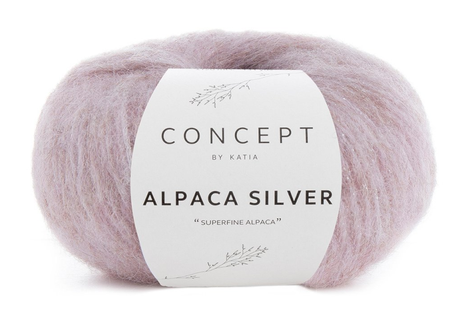 Katia Alpaca-Silver Lys-Rosa-Silver 252, 25g