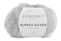 Katia  Alpaca-Silver Lys-Grå-Silver 255, 25g