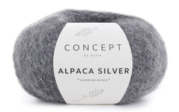 Katia  Alpaca-Silver Mørk-Grå-Silver 256, 25g