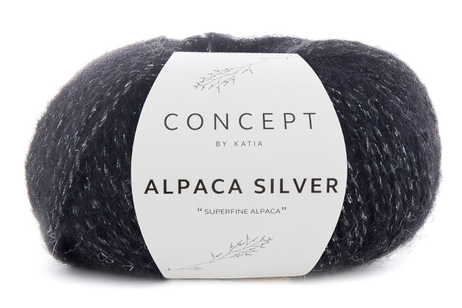 Katia Alpaca-Silver Sort-Silver 263, 25g