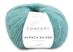 Katia  Alpaca-Silver Malakitt-Silver 280, 25g