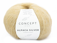 Katia  Alpaca-Silver Ivory-Silver 281, 25g