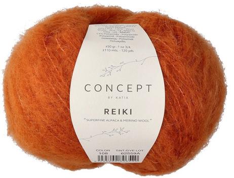 Katia Reiki Oransje 108, 50g