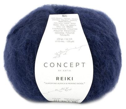 Katia  Reiki Havblå 111,  50g (766-1344-111)