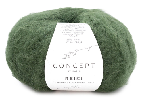 Katia  Reiki Skogsgrønn 116,  50g (766-1344-116)