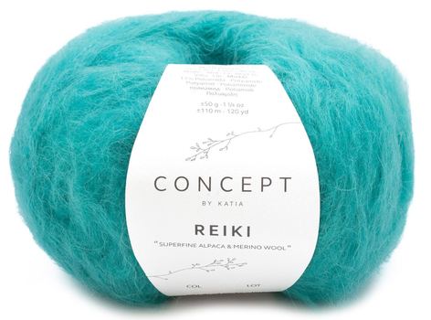 Katia  Reiki Turkis 117,  50g (766-1344-117)