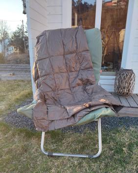 Norsk Dun Out&About Dunpledd Brun 130x170cm