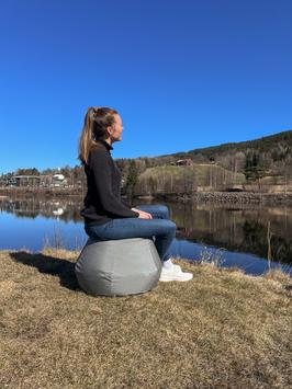 Fiam BeanBag Sittesekk Bine-Mørkegrå Ø55xH70