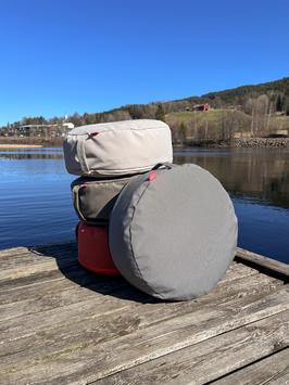 Fiam Disco Sittepute Bine-Mørkegrå Ø40 (424-101447)