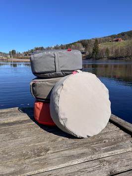 Fiam Disco Sittepute Bibe-Beige Ø40