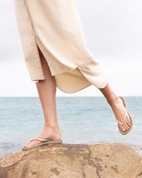 Ilse Jacobsen FlipFlop Glitter Platin