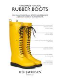 Ilse Jacobsen Gummistøvler Snor Høy Gul (807-RUB1-808-37)