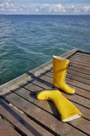 Ilse Jacobsen Gummistøvler Snor Høy Gul