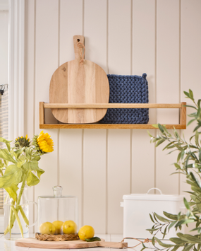 Ib Laursen Hylle m/stang, natur_60cm