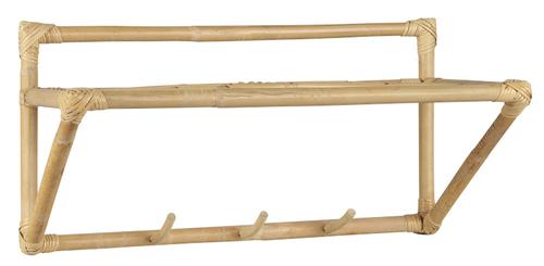 Ib Laursen Hylle Rattan 3-knagger 25x49