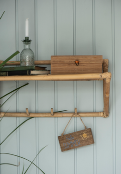 Ib Laursen Hylle Rattan 3-knagger 25x49 (171-3772-67)