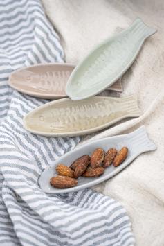 Ib Laursen Stoffserviett Lyseblå-stripet bomull 40x40 (171-6887-26)