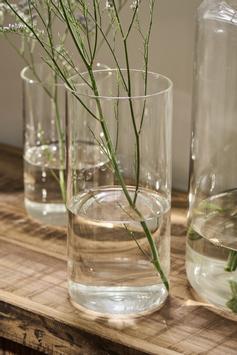 Ib Laursen Glassvase sylinder H21,5