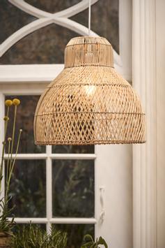 Ib Laursen Taklampe bambus Ø36xH38