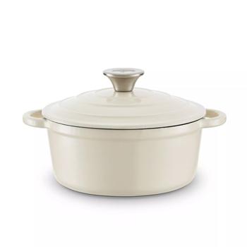 Barbary & Oak Støpejernsgryte Rund Kremhvit 2L (573-BO800250CRM)