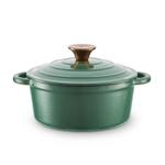 Barbary & Oak Støpejernsgryte Rund Grønn 2L (573-BO800250GRN)
