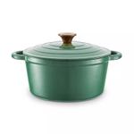 Barbary & Oak Støpejernsgryte Rund Grønn 4L (573-BO800251GRN)