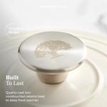 Barbary & Oak Støpejernsgryte Oval Kremhvit 3L (573-BO800252CRM)