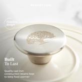 Barbary & Oak Støpejernsgryte Oval Kremhvit 3L (573-BO800252CRM)