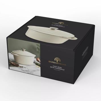 Barbary & Oak Støpejernsgryte Oval Kremhvit 3L (573-BO800252CRM)
