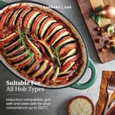 Barbary & Oak Støpejernsgryte Oval Grønn 3L (573-BO800252GRN)