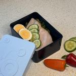 Blafre Matboks 1-rom Plast Traktor_LysBlå (489-7832)