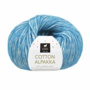 Du Store Alpakka Cotton-Alpakka Blå 207, 50g