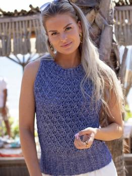 Du Store Alpakka Strikkeoppskrift Asha Vest XS-XXL (773-134-06)