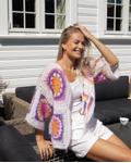 Bæstmor Heklepakke Maxi-Moselle-Jakke Påfugl-in-Paris M-L (1500042844S9845)