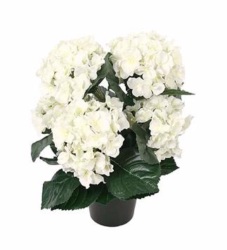 Mr Plant Kunstig Blomst Hortensia Hvit H37 (260-6871-10-1)