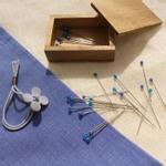 Cohana Knappenåler Glass Treboks,  grå (816-22778-2)
