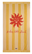 Lexington Strandhåndkle Long-Island Gul 100x180