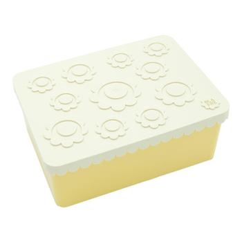 Blafre Matboks 3-rom Plast Blomst Gul-Beige (489-7630)