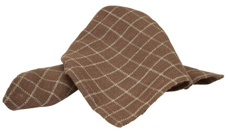 Jakobsdals Lunnevik Stoffservietter Brunrutet 4pk (786-2331687)