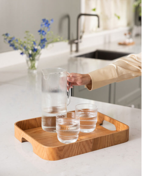 Sagaform Hanna Serveringsbrett Brun 35x28