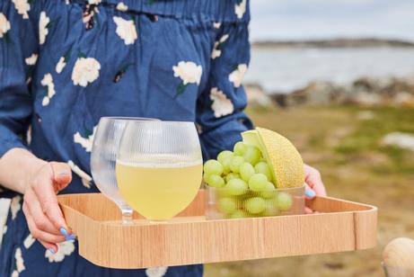 Sagaform Hanna Serveringsbrett Brun 35x28 (575-5018338)