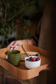 Sagaform Hanna Serveringsbrett Brun 35x28 (575-5018338)