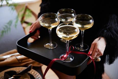 Sagaform Hanna Serveringsbrett Sort 35x28 (575-5018521)