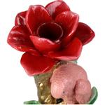 Kersten Lysestake Bird-Rosa 1-lys H26 (817-KAL-4167)